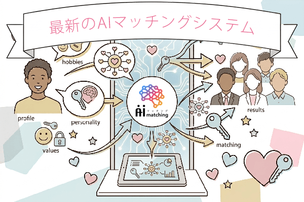 最新のAIマッチングシステム​